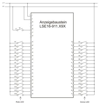 Schema LSE Anzeigebaustein