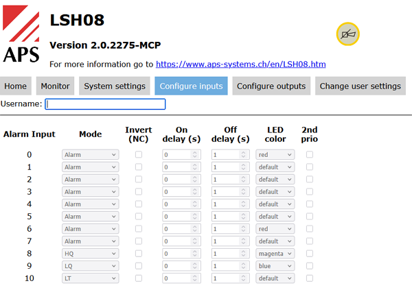 Programmierung des St&ouml;rmelders LSE-D16-BS